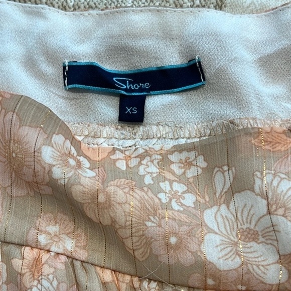 Shore, Lux Gold Threaded,Completely Lined Dress, Absolutely Gorgeous, Size XS - Picture 4 of 12